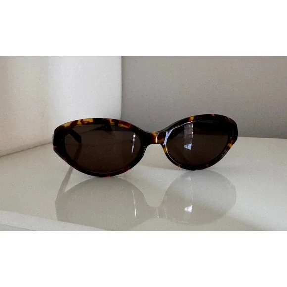 Gucci Vintage Y2K GG2465/S Tortoiseshell Oval Sunglasses Brown Made in Italy - Picture 16 of 16